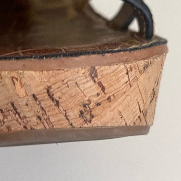 Sam Edelman Women’s Leopard Print Wedge Slide Sandals SZ 8 - Picture 10 of 14